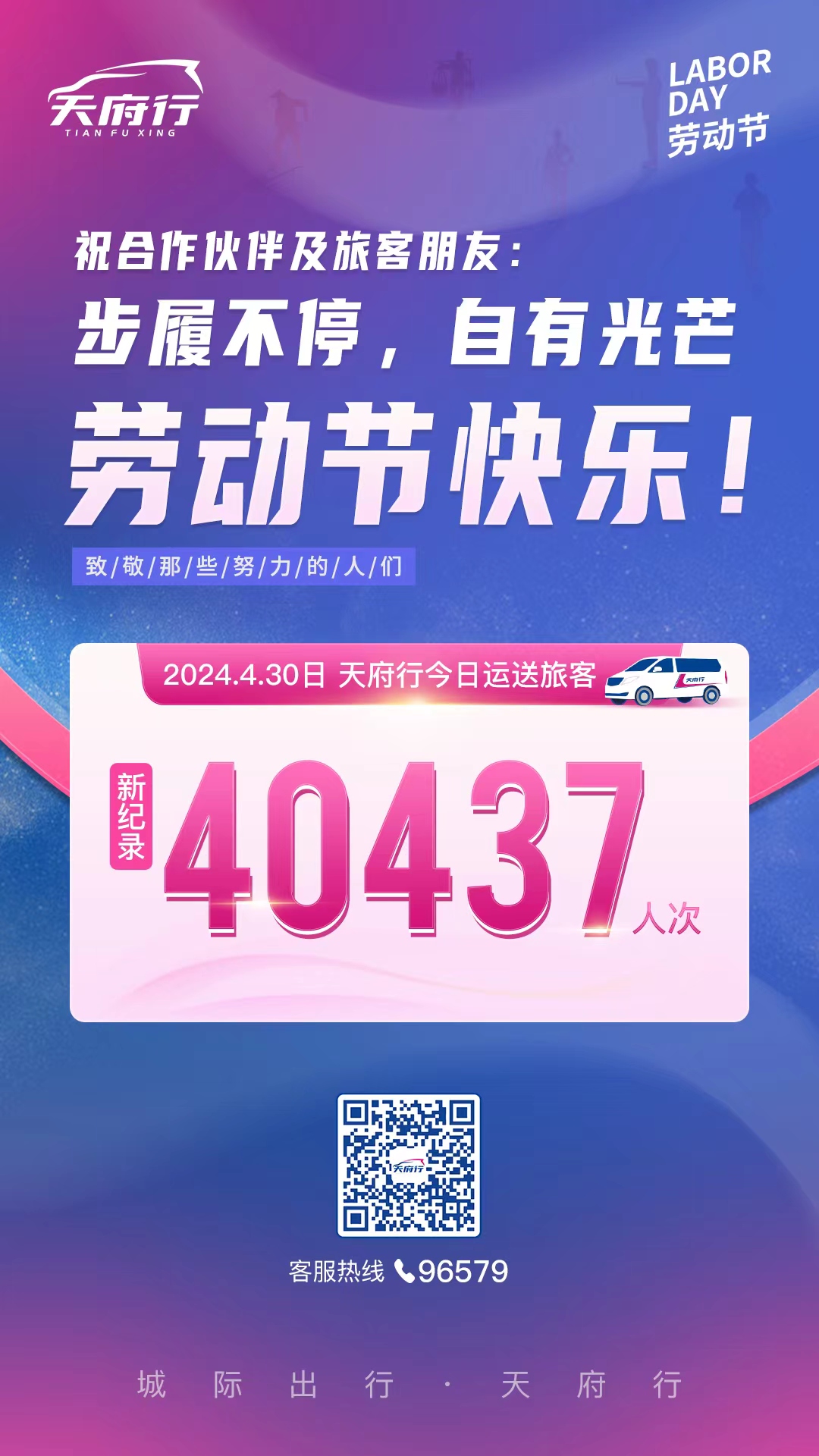 “五一”前夕，天府行平台数据再创新高！